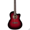 Kép 3/12 - Cort JADE-E-Nylon-BRB klasszikus Lady-gitár, elektronikával, bordó burst