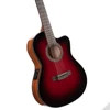 Kép 4/12 - Cort JADE-E-Nylon-BRB klasszikus Lady-gitár, elektronikával, bordó burst