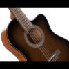 Kép 5/10 - Cort JADE-E-Nylon-DBB akusztikus Lady-gitár, elektronikával, sötét barna burst