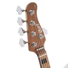 Kép 13/17 - Cort GB-MODERN 5-OPCG with case elektromos basszusgitár, 5 húros, deluxe félkemény tokkal, nyílt pórusú szénszürke