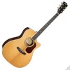 Kép 1/16 - Cort Gold-A8-NAT with case akusztikus gitár Fishman elektronikával, félkemény tokkal, All solid, natúr