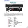 Kép 3/3 - Phonic MAX2500 Plus Végerősítő, 2x750W/4Ohm