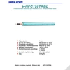 Kép 2/2 - Voice-Kraft V-HPC120TRBL Gitárkábel, átlátszó kék