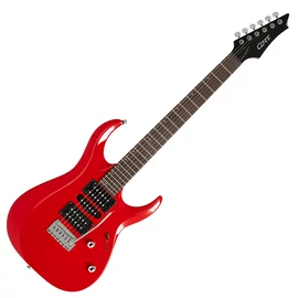 Cort X200-CRD elektromos gitár, piros