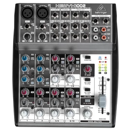 Behringer XENYX 1002 keverő XENYX mikrofon előerősítővel 10 bemenet 2-Bus