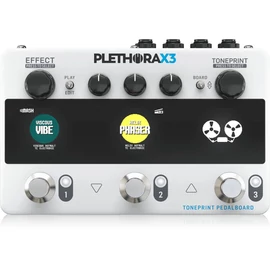 PLETHORA X3 Multieffekt processzor pedál