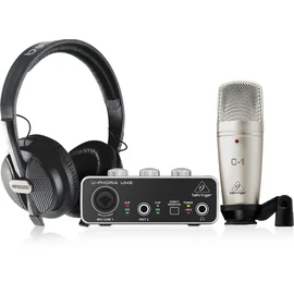 Behringer U-PHORIA STUDIO komplett recording/podcasting csomag