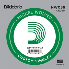 D'Addario NW056 különálló elektromos gitárhúr, nikkel, .056