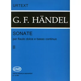 Händel, Georg Friedrich, Malina János, Martos László  - Sonate per flauto dolce e basso continuo 2