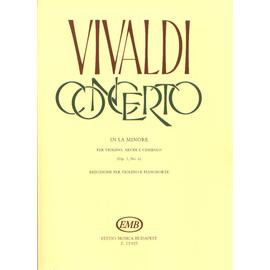 Vivaldi, Antonio, Vigh Lajos, Jancsovics Antal  - Concerto in la minore (per violino, archi e cembalo, op 3, No. 6    RV 356 (F. I. No. 176, P.V. 1))