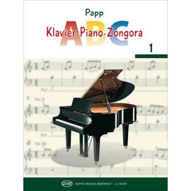 Papp Lajos - Zongora-ABC (Zongoraiskola kezdőknek, egyéni vagy csoportos oktatásra, európai gyermek- és népdalok felhasználásával) 1