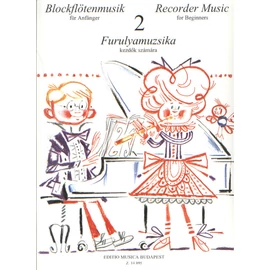 Malina János, Bloch, Tamar  - Furulyamuzsika kezdők számára ((altfurulyára zongorakisérettel)) 2