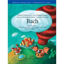 Lakos Ágnes  - Könnyű zongoradarabok - Bach (Wilhelm Friedemann, Carl Philipp Emanuel, Johann Christoph Friedrich, Johann Christian)