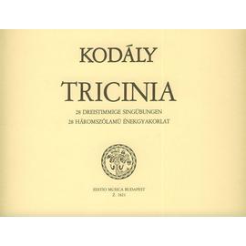 Kodály Zoltán - Tricinia (28 háromszólamú énekgyakorlat (szöveg nélküli kiadás))