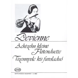 Devienne, Francois, Kalmár László  - Tizennyolc  kis fuvoladuó