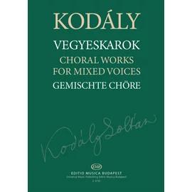Kodály Zoltán, Erdei Péter  - Vegyeskarok (Bővített és átdolgozott kiadás papírkötésben)
