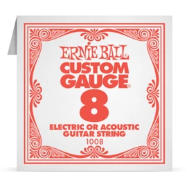 Ernie Ball Single Plain Steel 008