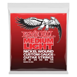 Ernie Ball Nickel Wound Medium Light Wound G 12-54