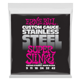 Ernie Ball Stainless Steel Super Slinky 9-42