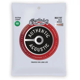 MARTIN MA170T - Authentic Acoustic Lifespan® 2.0, 80/20 Bronze, Extra Light