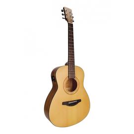 SOUNDSATION EN36CE-NTS - Compact akusztikus gitár, tömör lucfenyő fedlappal, gravírozott rozettával és előerősítővel