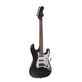 SOUNDSATION SST-112T-MBK - SHADOW szériás dupla cutaway elektromos gitár, 2 single coil + 1 humbucker hangszedővel és tremolo híddal