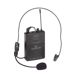 Soundsation POCKETLIVE U16P-KIT - Professzionális fejpántos mikrofon + zsebadó szett a POCKETLIVE U16 rendszerhez