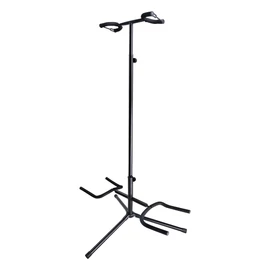 Soundsation SGS-210 - Univerzális dulpa gitárállvány, magasságállítással és biztonsági gumipánttal a nyakon