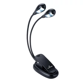 Soundsation MSL-4 - Dupla csiptetős kottalámpa (2x2 LED)