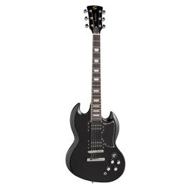 Soundsation BUFFALO- PRO BK - Buffalo Pro dupla cutaway elektromos gitár két humbuckerrel , ragasztott nyakkal