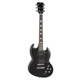 Soundsation BUFFALO- PRO BK - Buffalo Pro dupla cutaway elektromos gitár két humbuckerrel , ragasztott nyakkal