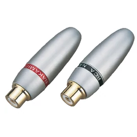 SOUNDSATION SRCA028F - RCA female connector in satin metal (4 pcs package)