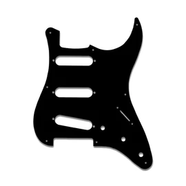SP-1B - Egy rétegű fekete koptató lap Stratocaster gitárhoz