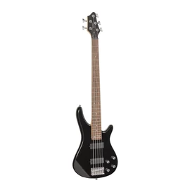 Soundsation GUNBARREL-5 BK - 5 Húros elektromos basszusgitár hídra és nyakra szerelt pickuppel