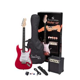 Soundsation RIDER GP CAR - Elektromosgitár szett - Candy Apple Red