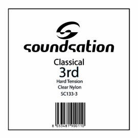 Soundsation SC133-3 - Klasszikusgitár húr - G 0.41 Hard tension