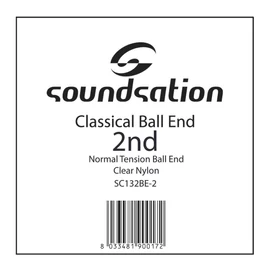 Soundsation SC132BE-2 - Ball End klasszikusgitár húr - B 0.32 Normal tension