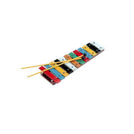 GKS-8 - 12 note glockenspiel with colorful steel sound bars in C tune