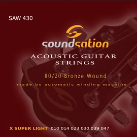 Soundsation SAW 430 - Akusztikusgitár húrszett - X Super Light