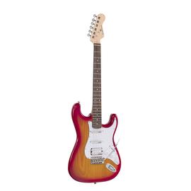 Soundsation RIDER-PRO-RSH SSB - Double cutaway elektromos gitár 2 single coil + osztható humbucker pickuppel és önzáró kulcsokkal (Wilkinson mechanika, eco-rózsafa fogólap)