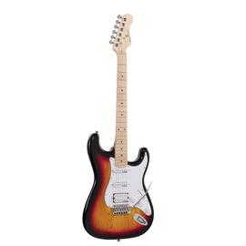 Soundsation RIDER-PRO-MSH 3TS - Double cutaway elektromos gitár 2 single coil + osztható humbucker pickuppel és önzáró kulcsokkal (Wilkinson mechanika, juharfa fogólap)