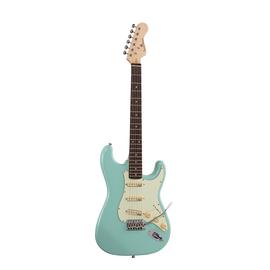 Soundsation RIDER-RETRO-R FG - Double cutaway elektromos gitár 3 single coil pickuppel és vintage kulcsokkal (Wilkinson mechanika, eco-rózsafa fogólap)