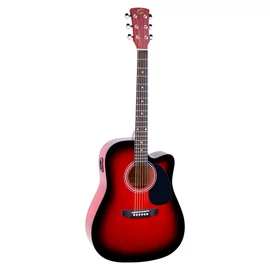 Soundsation YOSEMITE-DNCE-RDS - Dreadnought cutaway elektroakusztikus gitár