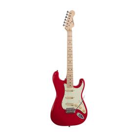 Soundsation RIDER-RETRO-M FR - Double cutaway elektromos gitár 3 single coil pickuppel és vintage kulcsokkal (Wilkinson mechanika, juharfa fogólap)