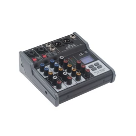 Soundsation MIOMIX 202M - 4-csatornás Professzionális Audió keverő Media Player,BT és Digital Echo effektel