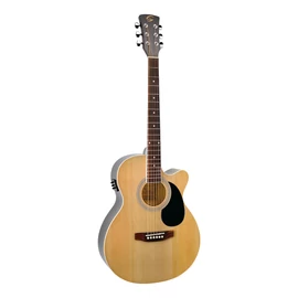 Soundsation YELLOWSTONE-MJCE-NT - Mini jumbo cutaway elektroakusztikus gitár fenyő fedlappal