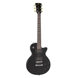 Soundsation MILESTONE-ST BK - Lapos fedlapú cutaway elektromos gitár 2 humbucker pickuppel