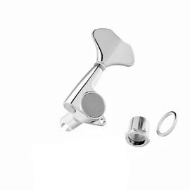 GB707-C-L2R2 - Electric and Acoustic Bass Machine Heads Set, L2+R2, Chrome