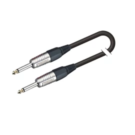 Soundsation BICJJ-3BK - Aszimmetrikus hangszerkábel: 6.3mm Jack MONO - 6.3mm Jack MONO / 3m