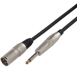 Soundsation BMCXJ-10BK - Szimmetrikus mikrofonkábel: XRL 3pólusú papa - 6.3mm Jack MONO / 10m